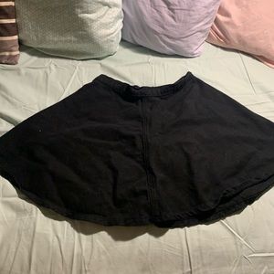 Black circle skirt
